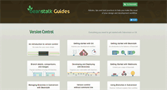 Desktop Screenshot of guides.beanstalkapp.com
